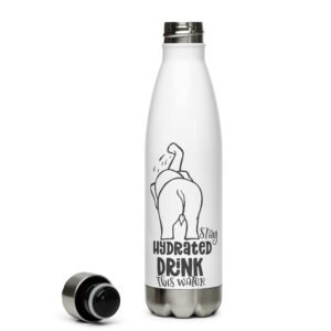 Elephant Themed Stainless Steel Water Bottle